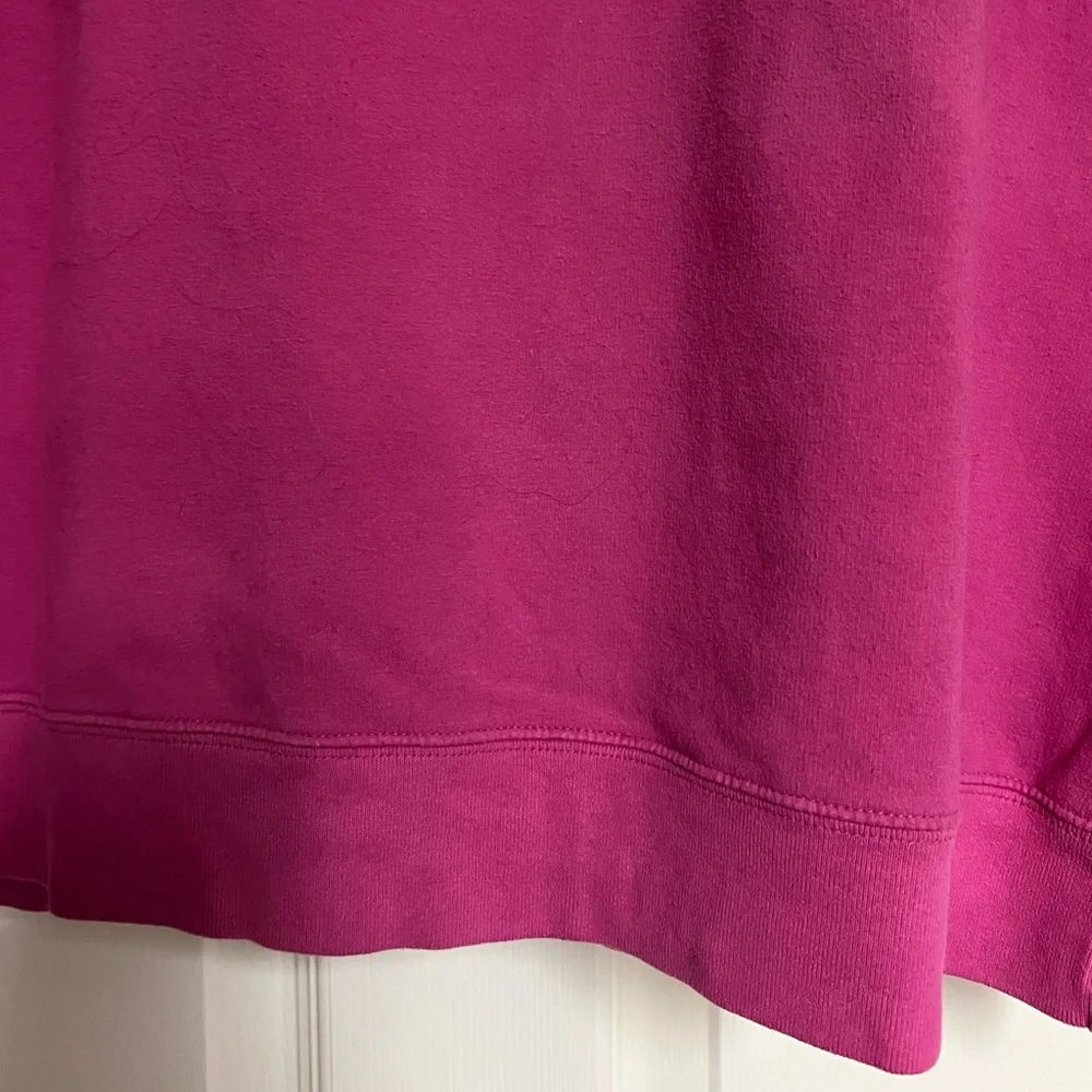 Lands' End Raspberry Crewneck Women's Sweatshirt Size: Large - Picture 6 of 6